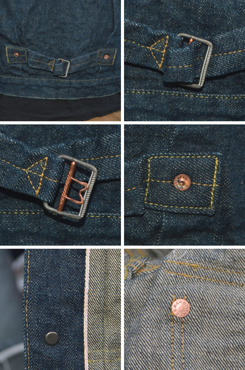 ONI DENIM "01507L-Ishikawadai" 15oz Ishikawadai Denim Type 1 Jacket