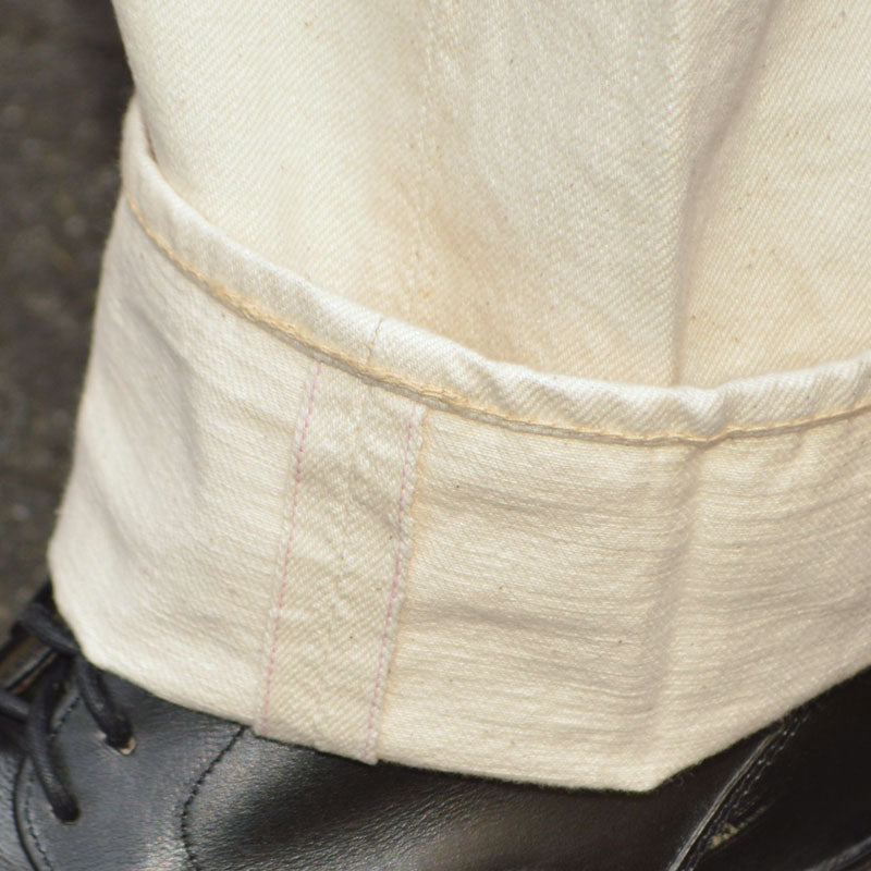 FULL COUNT "1101EC" Straight Ecru Selvedge Denim