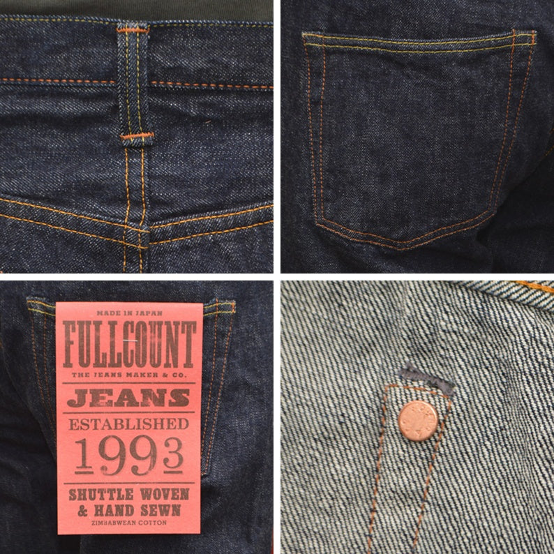 FULL COUNT "1109" Slim Denim