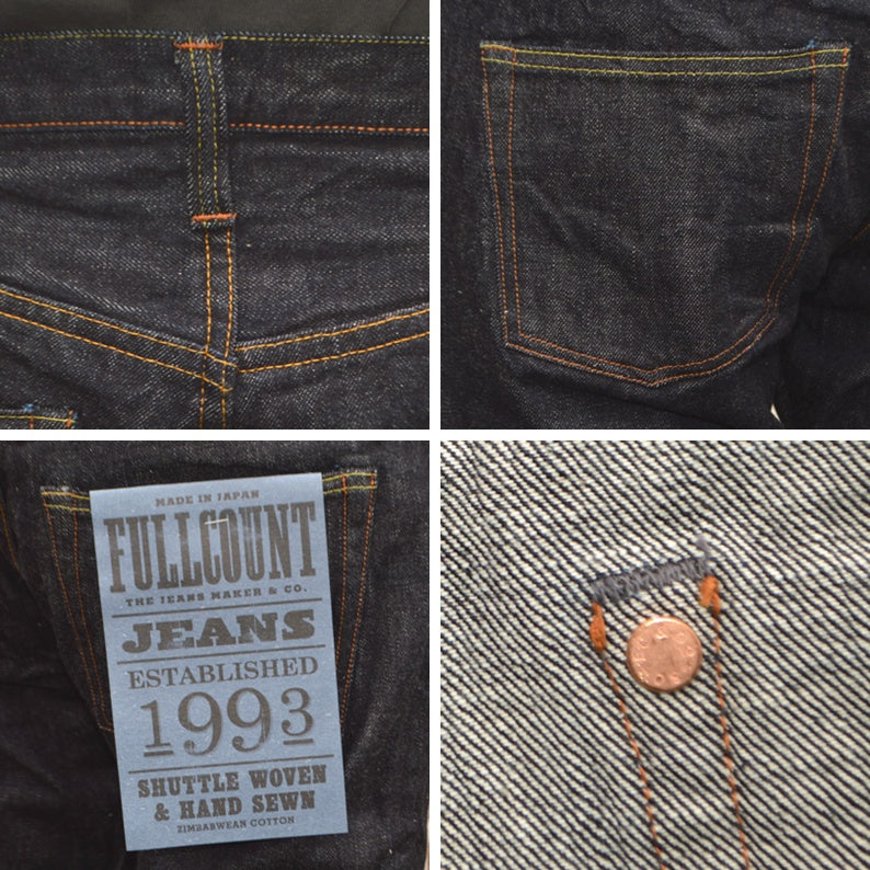 FULL COUNT "1109XX" Slim Denim