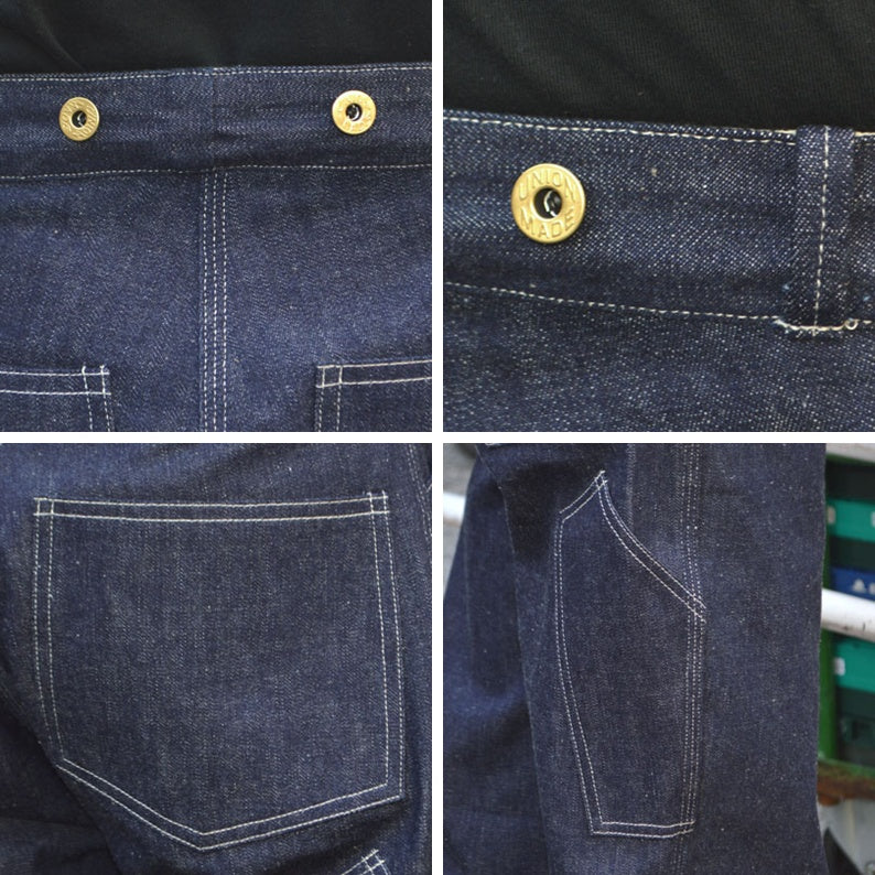 WAREHOUSE "1234" 1920’s Free Land Waist Overall