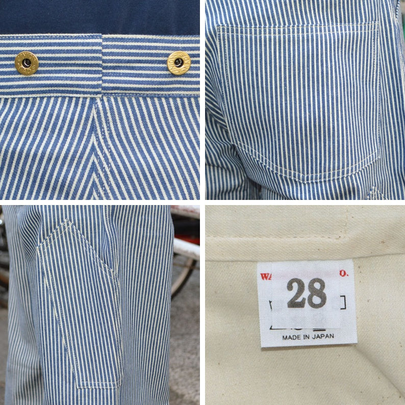 WAREHOUSE "1234" 1920’s Free Land Waist Overall Hickory