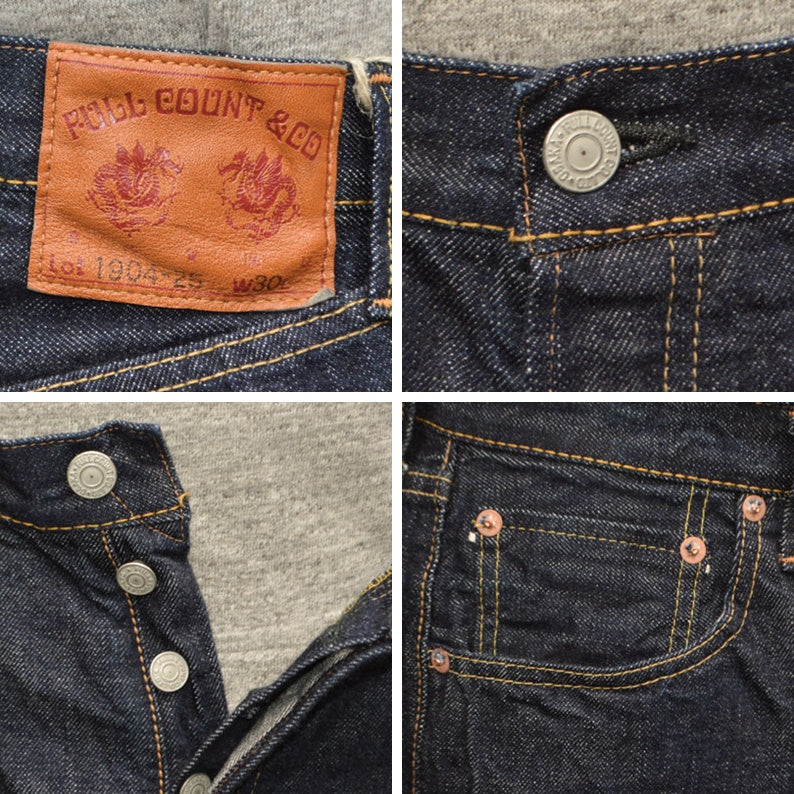 FULL COUNT "1904-25" 5POCKET DENIM SHORTS