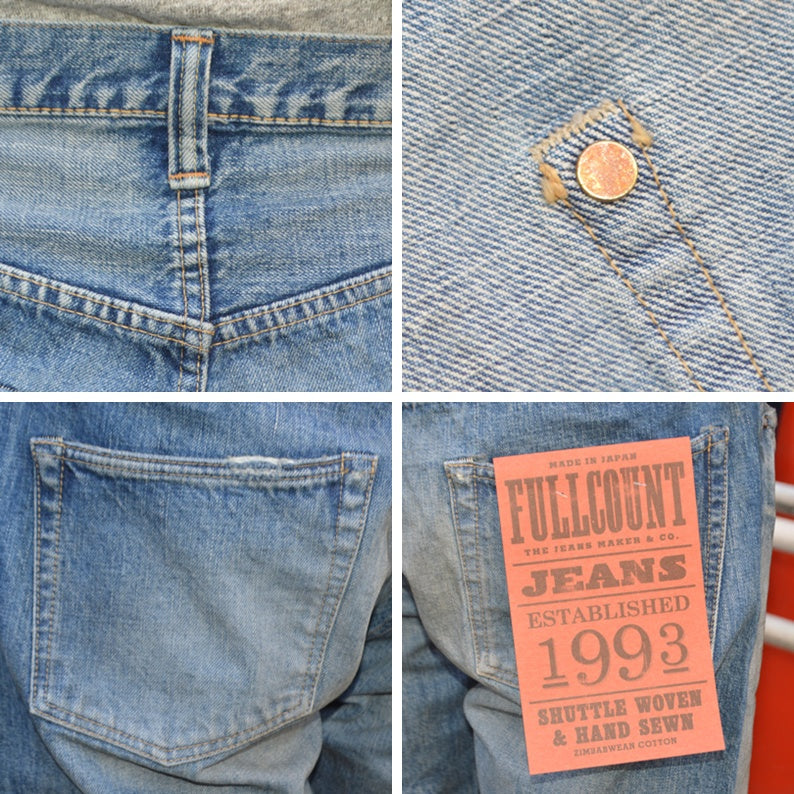 FULL COUNT "1904HW-25" 5 Pocket Denim Shorts Dartford