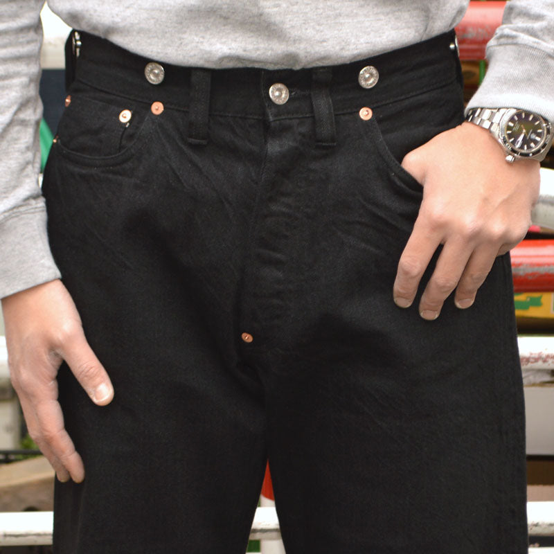 TCB jeans "20's Jeans BKBK" 20's BLACK STRAIGHT