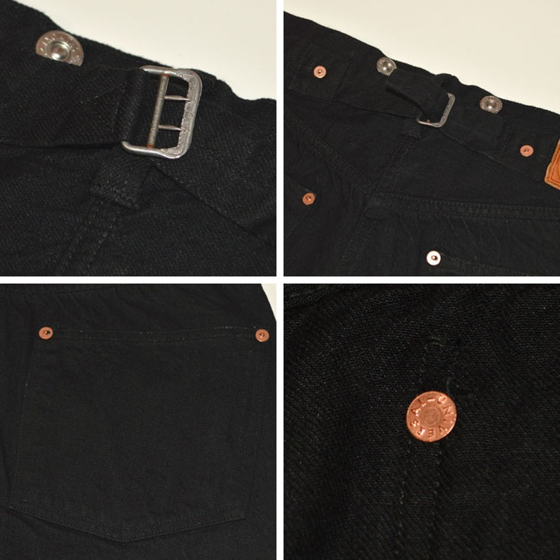 TCB jeans "20's Jeans BKBK" 20's BLACK STRAIGHT