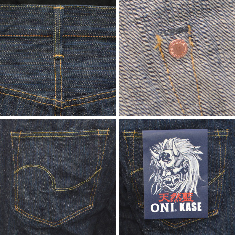 ONI DENIM "270-ONI KASE" 16oz Natural Indigo ONIKASE New Regular Straight