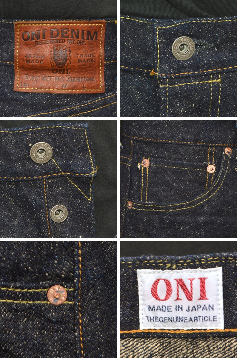 ONI DENIM、"288-Asphalt"、20oz Asphalt Denim Regular Straight