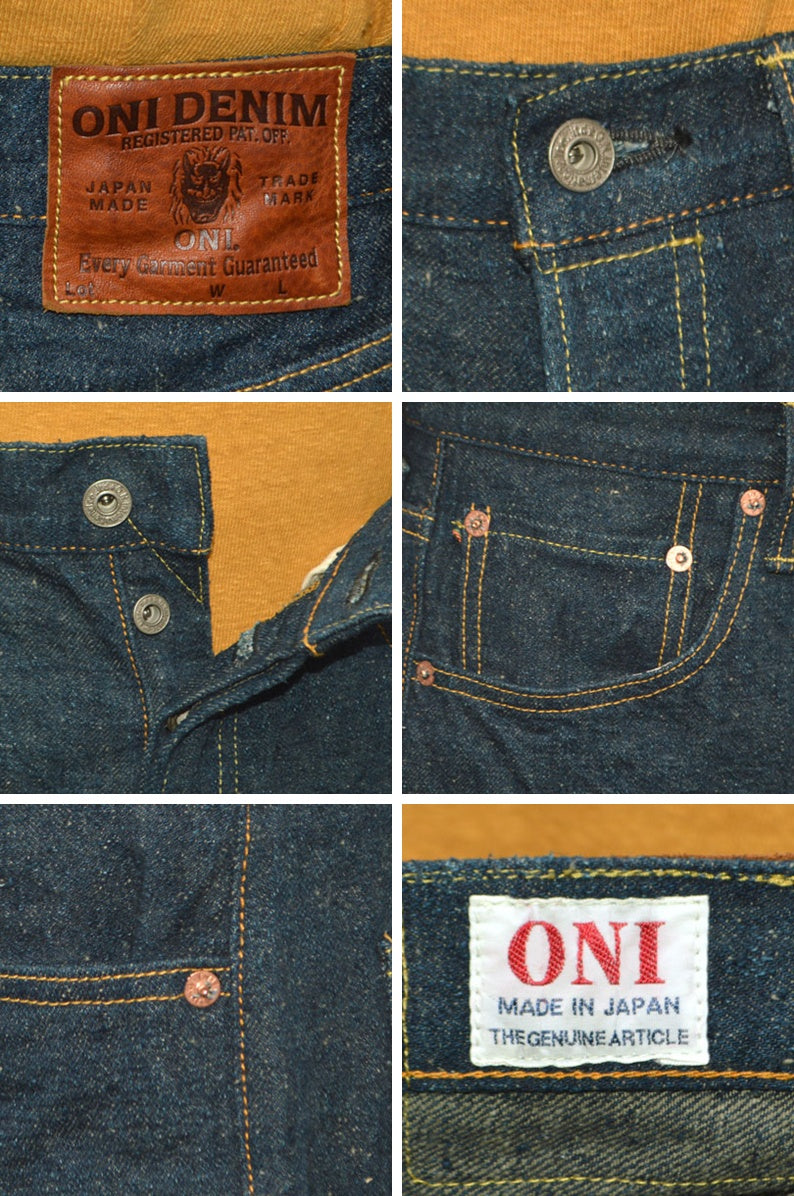 ONI DENIM "288CCD-GOLV" 15oz Crushed Concrete Denim Weft Olive