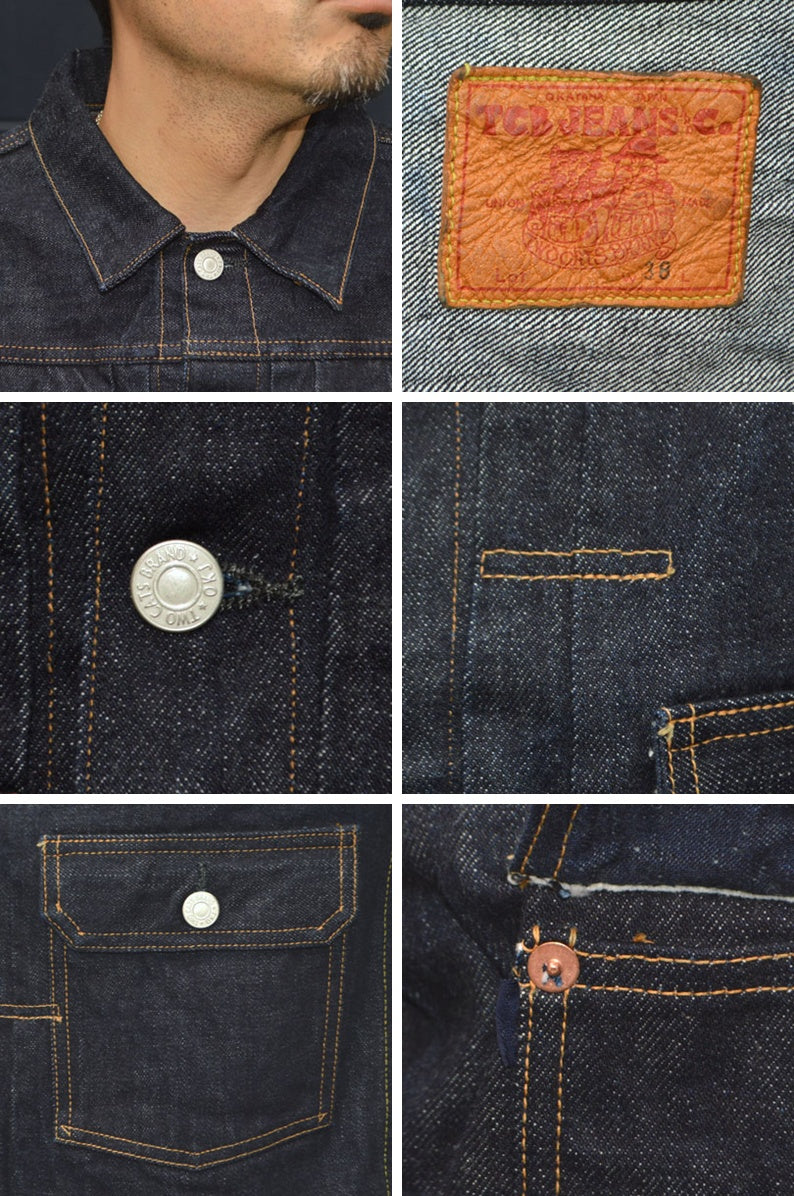 TCB jeans "TCB 30's JK" 30's Jacket 14.1oz 1st DENIM JACKET