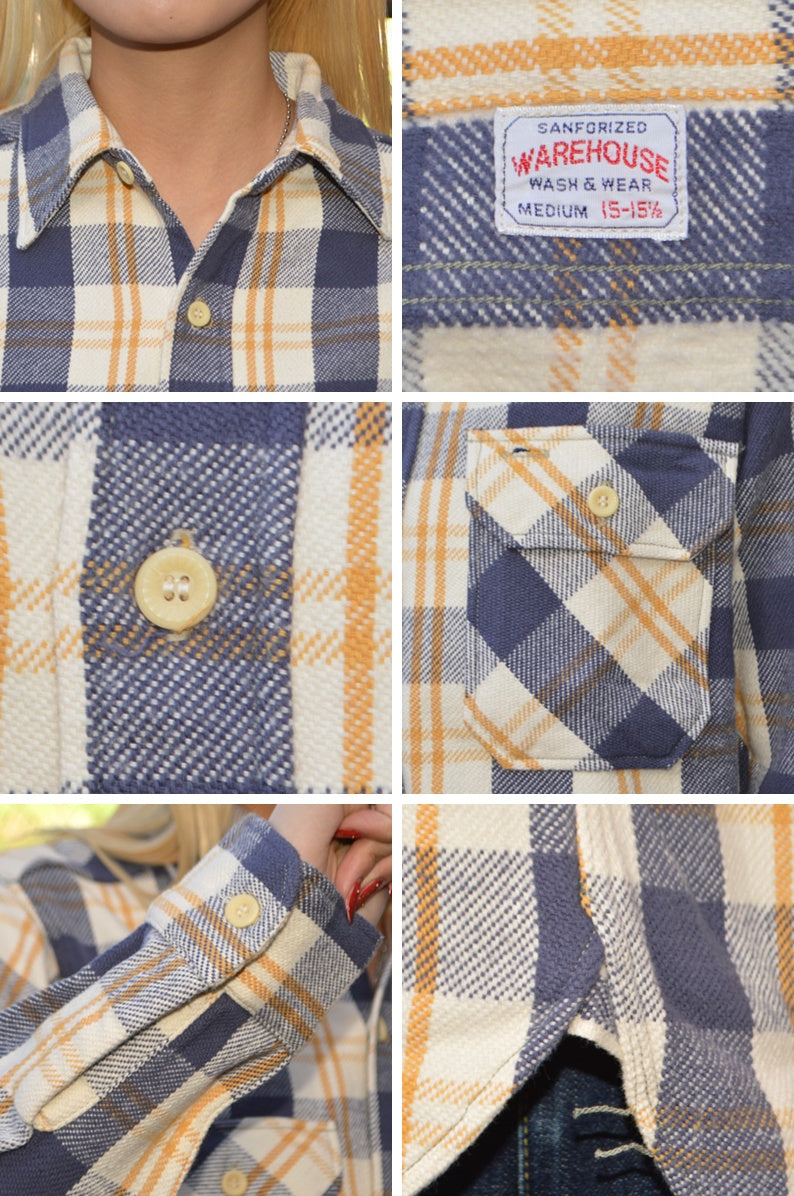 WARE HOUSE "Lot 3104 B" Flannel Shirts B (2025)