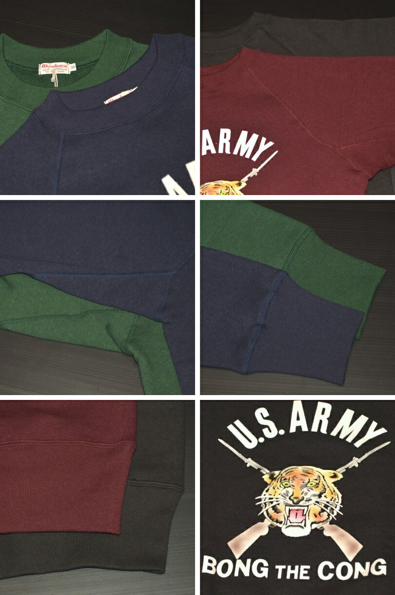 WARE HOUSE "409 BONG THE CONG" Raglan Sweatshirt