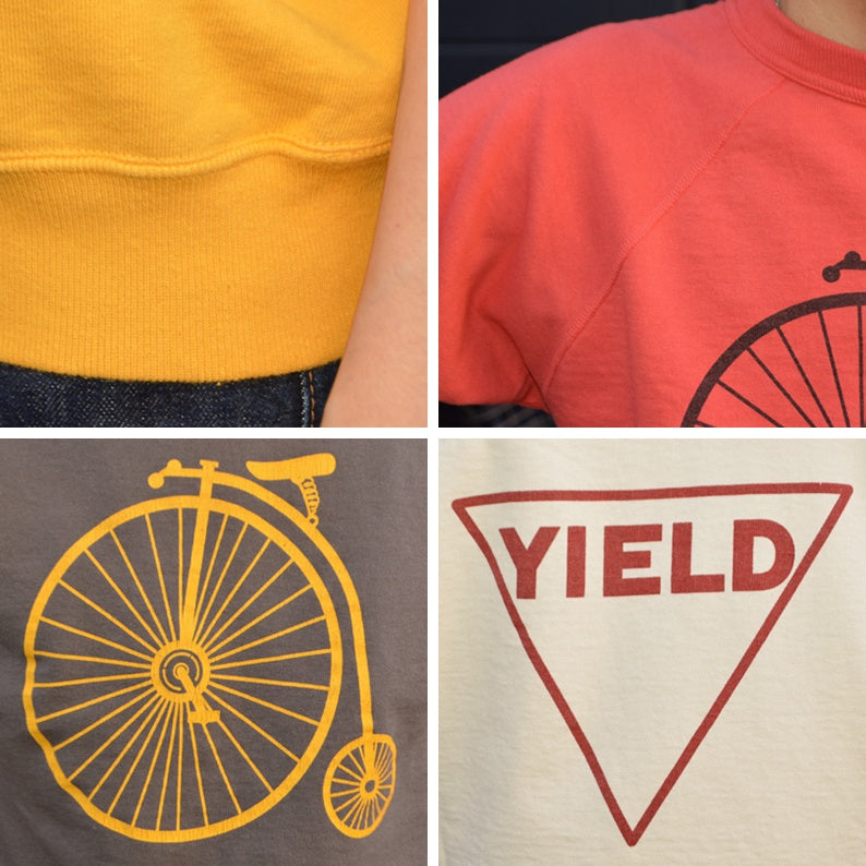 2ND-HAND (WAREHOUSE) "4104" S/S Sweat "YIELD"