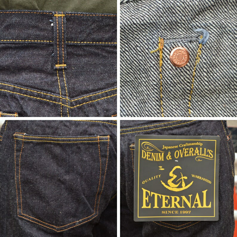 ETERNAL "811" 14.5oz Denim 5 POCKET STRAIGHT JEANS