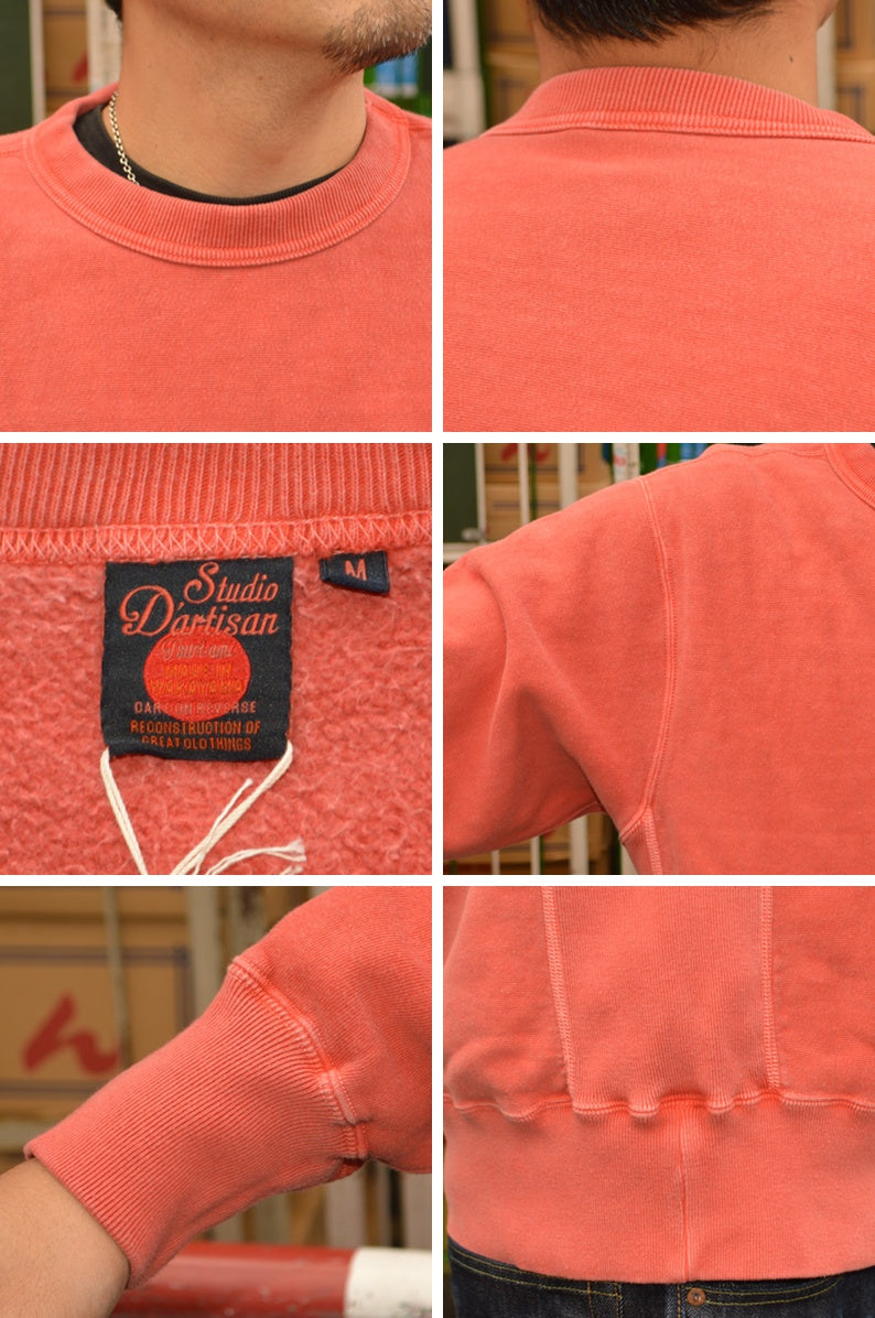 STUDIO D'ARTISAN "8185" Bengala Dyed Loopwheel Sweatshirt