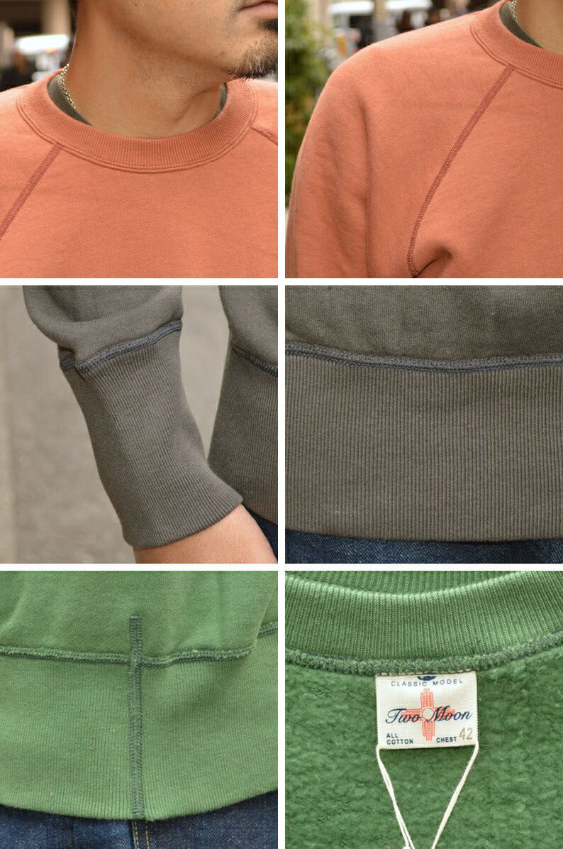 TwoMoon "97074"  Raglan Sleeve Sweatshirt