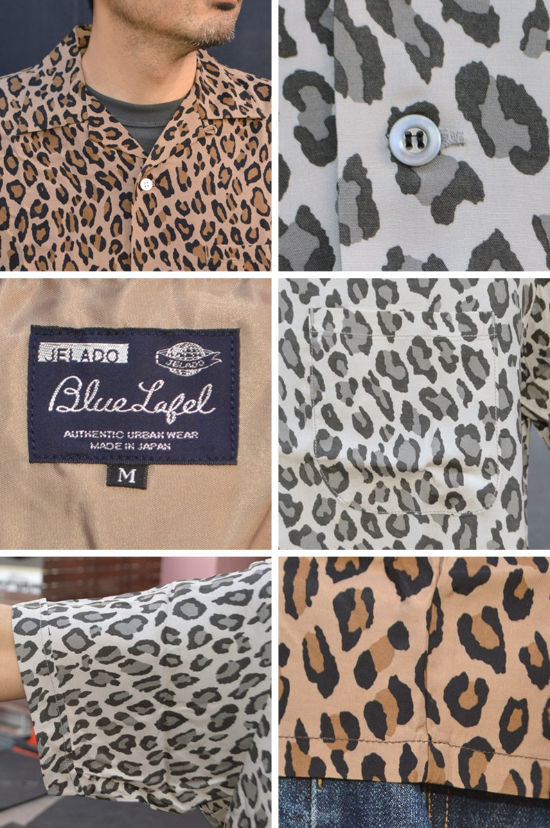 JELADO "BL21115" Open Collar Shirt "Hollywood"