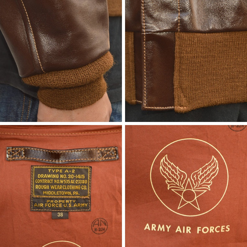 BUZZ RICKSON'S "BR80593 " Type A-2 “CONTRACT No. W535 AC-23380 ROUGH WEAR CLOTHING CO.”