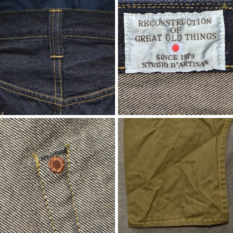 STUDIO D'ARTISAN "D1903" ISHIKAWADAI WW2 JEANS Loose Straight