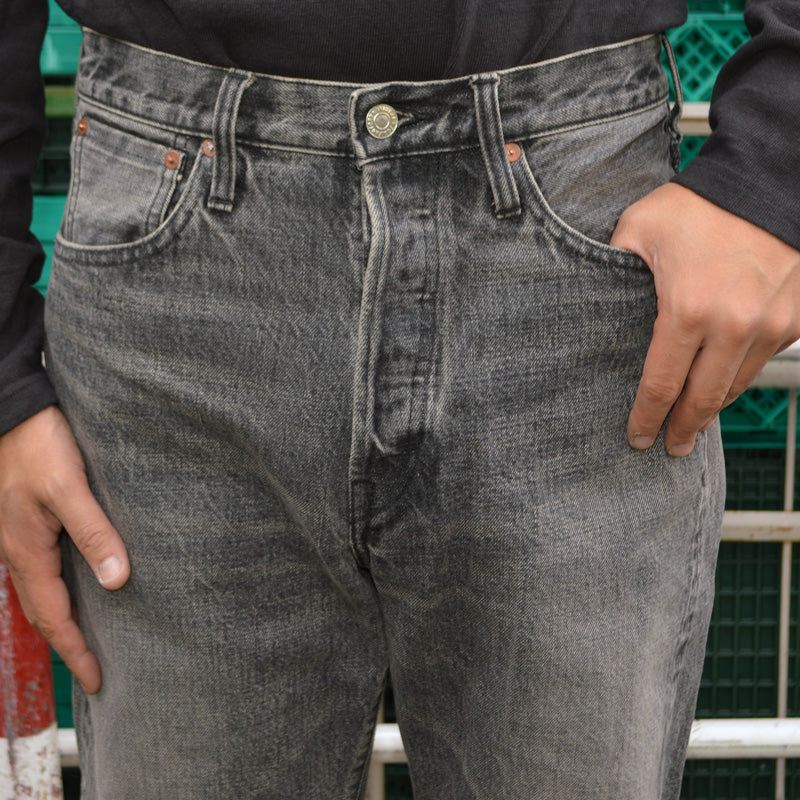 FOB FACTORY "F153(Used Wash)" 14.75oz SELVEDGE DENIM TAPERED 5P