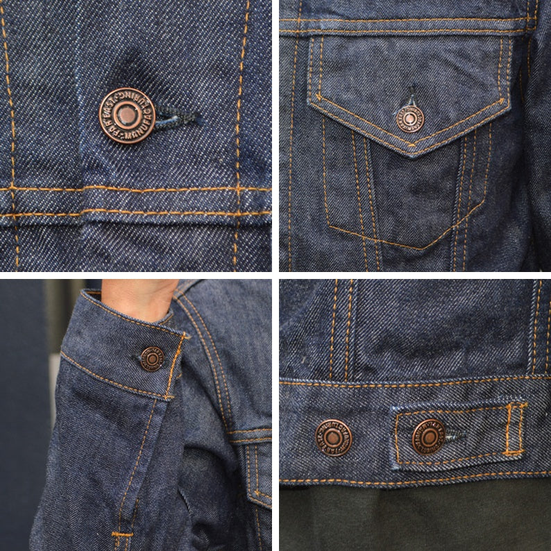 FAR EAST MANUFACTURING "Trucker Jacket" Denim Jacket