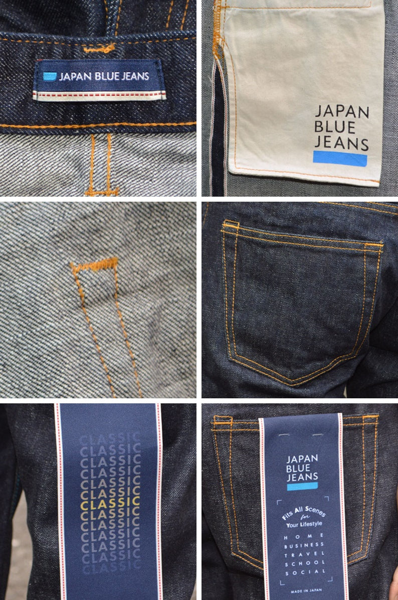 JAPAN BLUE JEANS "J401" 14.8oz Denim CLASSIC STRAIGHT