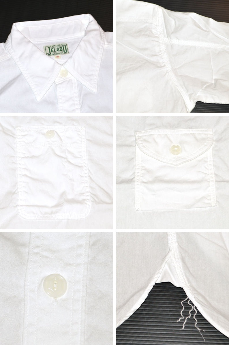 JELADO "JP94113" Smoker Shirt White