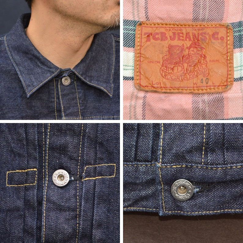 TCB JEANS "Lined Late S40's Jacket" 13.5oz 40's DENIM JACKET