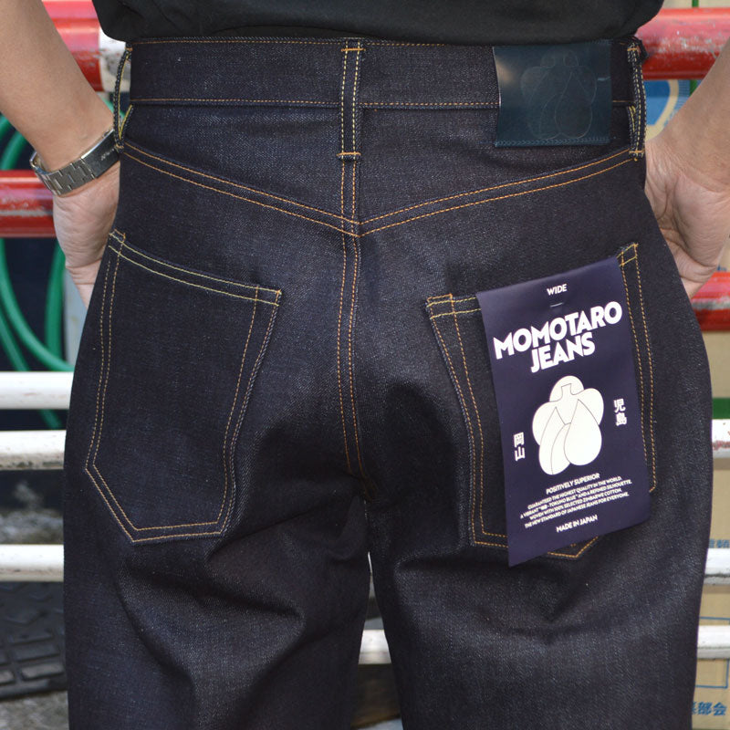 MOMOTARO JEANS "MMJB0400" #400 STANDARD WIDE BUTTON 14.7oz