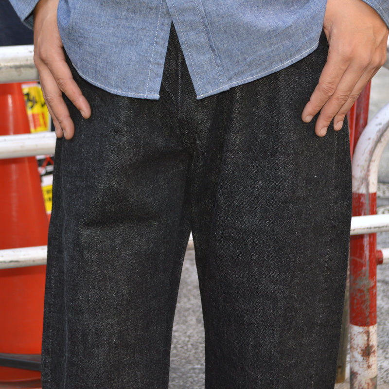 FULL COUNT "0105BK" Wide Black Selvedge Denim