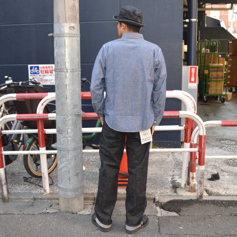 FULL COUNT "0105BK" Wide Black Selvedge Denim