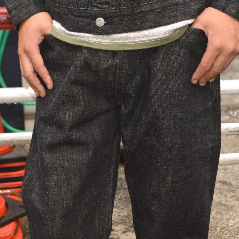 FULL COUNT "1101BK" Straight Black Denim