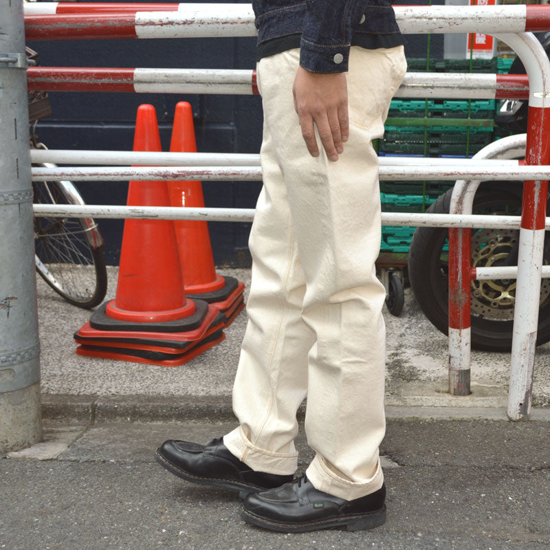 FULL COUNT "1101EC" Straight Ecru Selvedge Denim