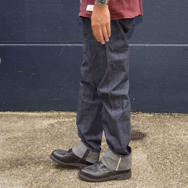 GREENEBAUM OVERALLS (WARE HOUSE) "1228" 1874 3POCKET HEAVY LEATHER BOUND OVERALL (INDIGO DENIM)