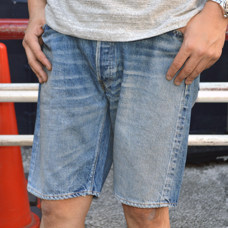 FULL COUNT "1904HW-25" 5 Pocket Denim Shorts Dartford