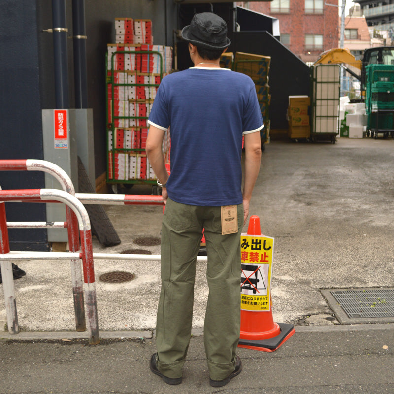 ONI DENIM "200-8GG" 8oz Betacham Green Gray Wide Straight