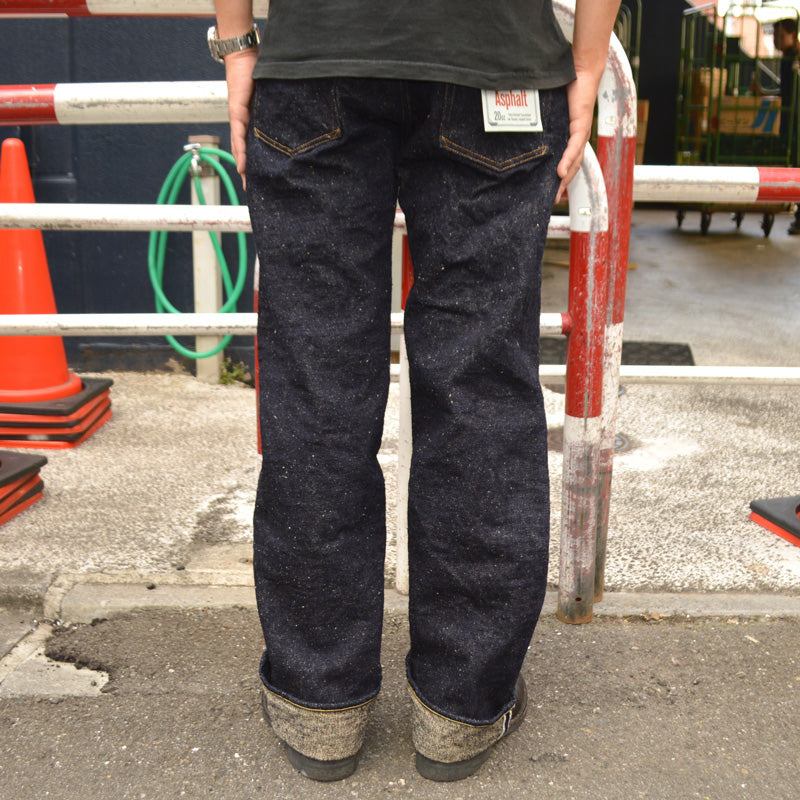 ONI DENIM、"200-Asphalt"、20oz Asphalt Denim Wide Straight