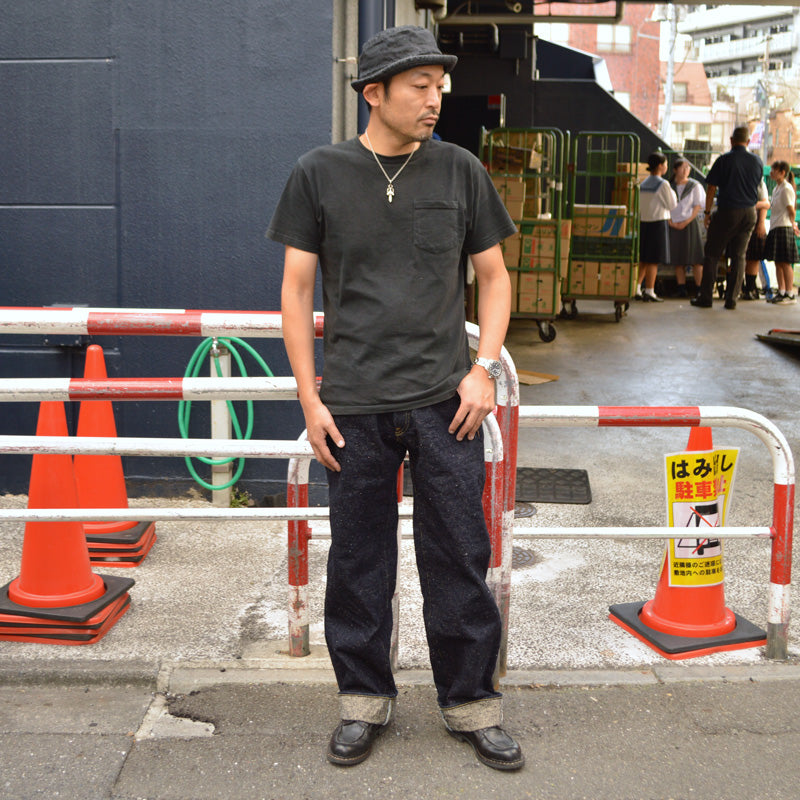 ONI DENIM、"200-Asphalt"、20oz Asphalt Denim Wide Straight