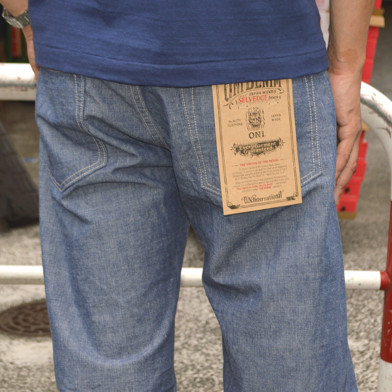 ONI DENIM "200-HCSV" 8oz Selvedge Chambray Wide Straight