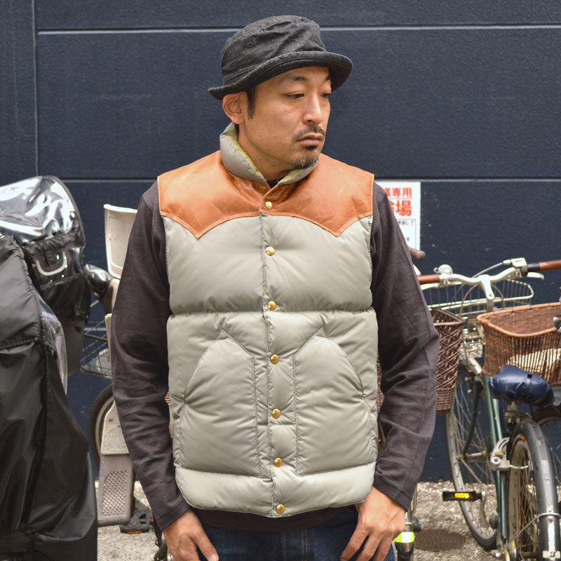 ROCKY MOUNTAIN × WAREHOUSE "2221" NYLON DOWN VEST
