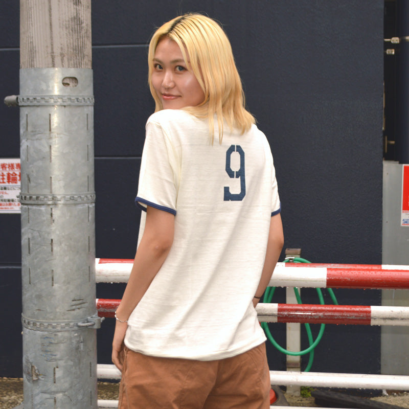 WAREHOUSE "4059 SKYLARKS" Ringer T-shirt