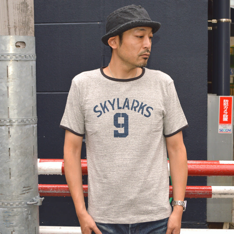 WAREHOUSE "4059 SKYLARKS" Ringer T-shirt