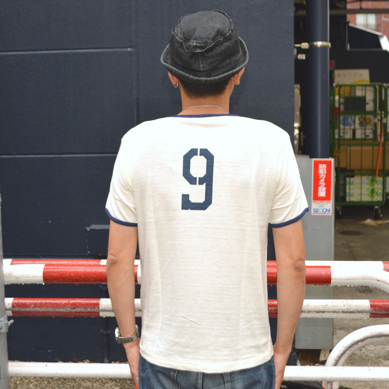 WAREHOUSE "4059 SKYLARKS" Ringer T-shirt