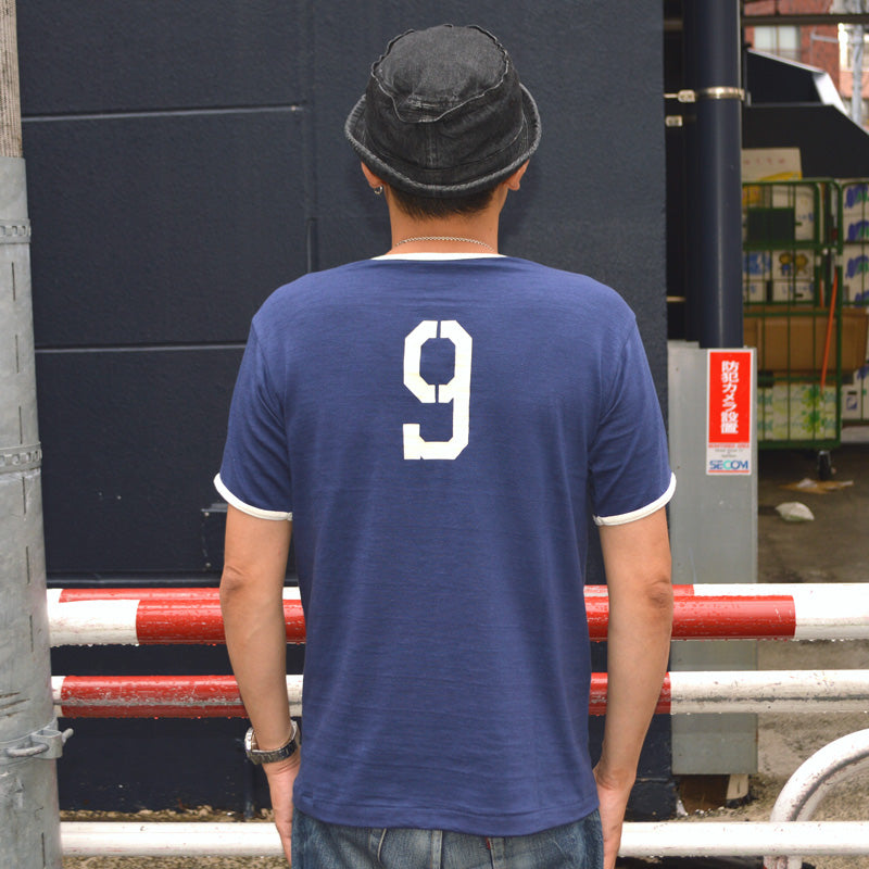 WAREHOUSE "4059 SKYLARKS" Ringer T-shirt