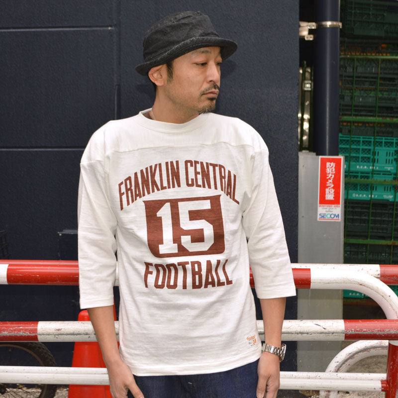WARE HOUSE "4063 FRANKLIN CENTRAL" 3/4 Sleeve Football T-shirt "FRANKLIN CENTRAL"