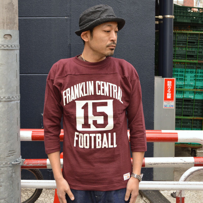 WARE HOUSE "4063 FRANKLIN CENTRAL" 3/4 Sleeve Football T-shirt "FRANKLIN CENTRAL"