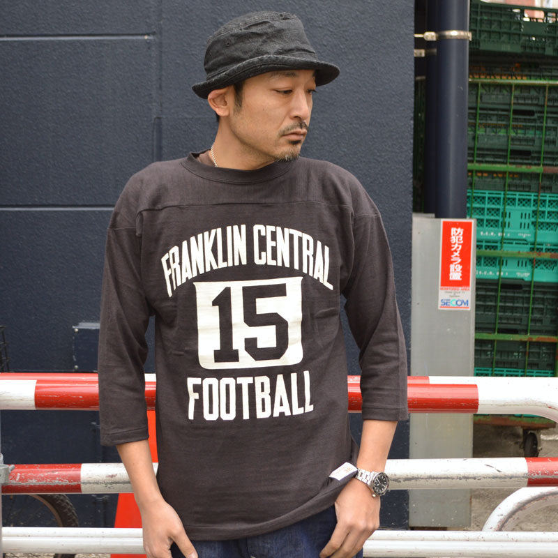 WARE HOUSE "4063 FRANKLIN CENTRAL" 3/4 Sleeve Football T-shirt "FRANKLIN CENTRAL"
