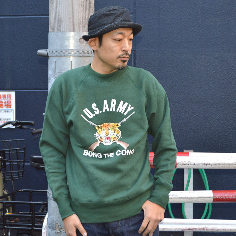 WARE HOUSE "409 BONG THE CONG" Raglan Sweatshirt