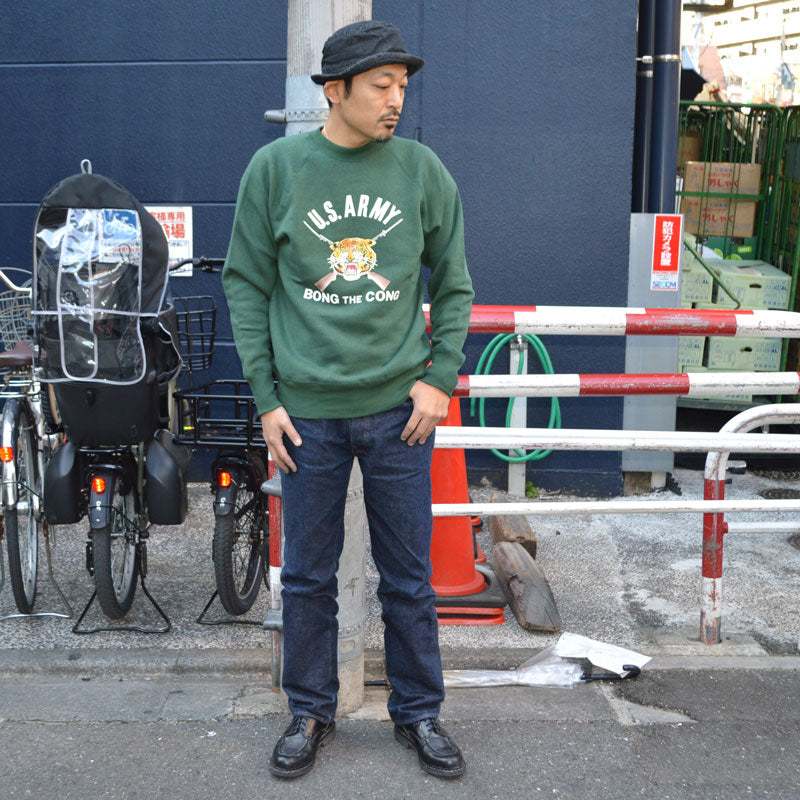 WARE HOUSE "409 BONG THE CONG" Raglan Sweatshirt