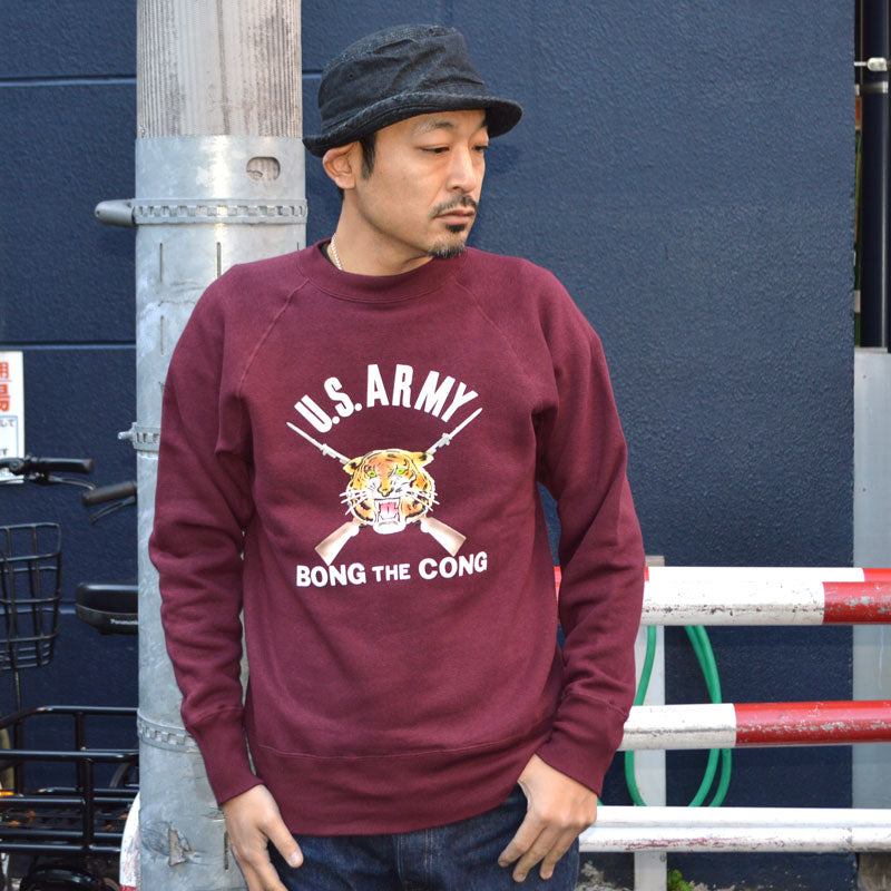 WARE HOUSE "409 BONG THE CONG" Raglan Sweatshirt